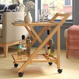 Wooden Tea Trolley