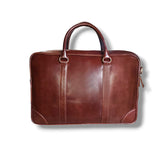Winston Leather Laptop Bag - Maroon