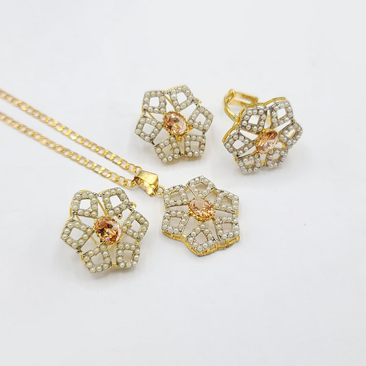 Golden Sands Necklace Set