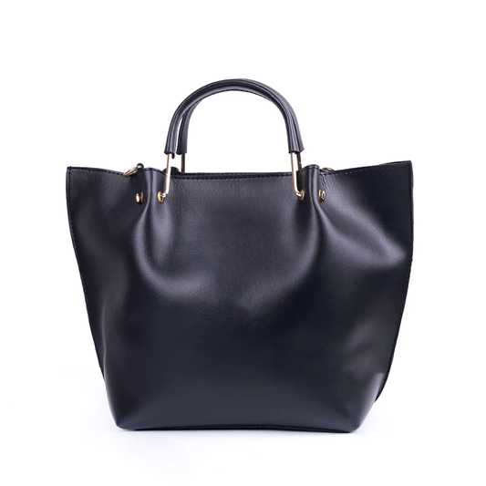 Bossy Black 2 PCS Handbag