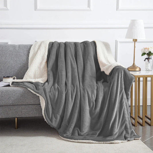 Essential Charcoal Throw Blanket