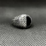 Drop Cut Turkish Style Ring For Him