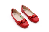 Nadiane Red Kid Pumpy Shoes