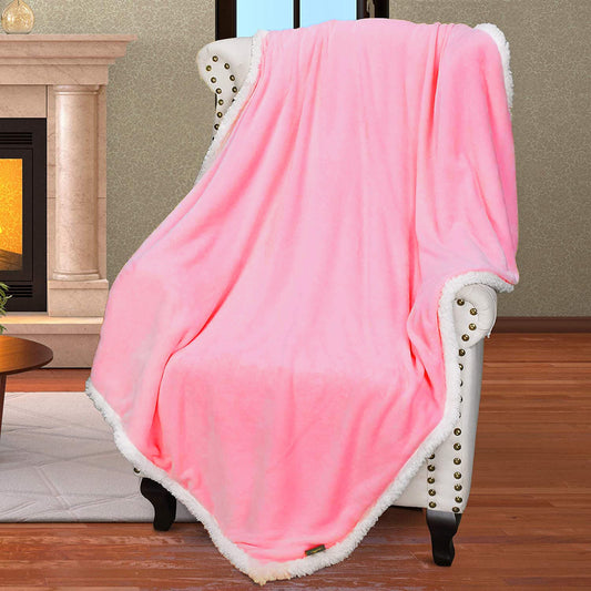 Symphony Pink Plush Blanket