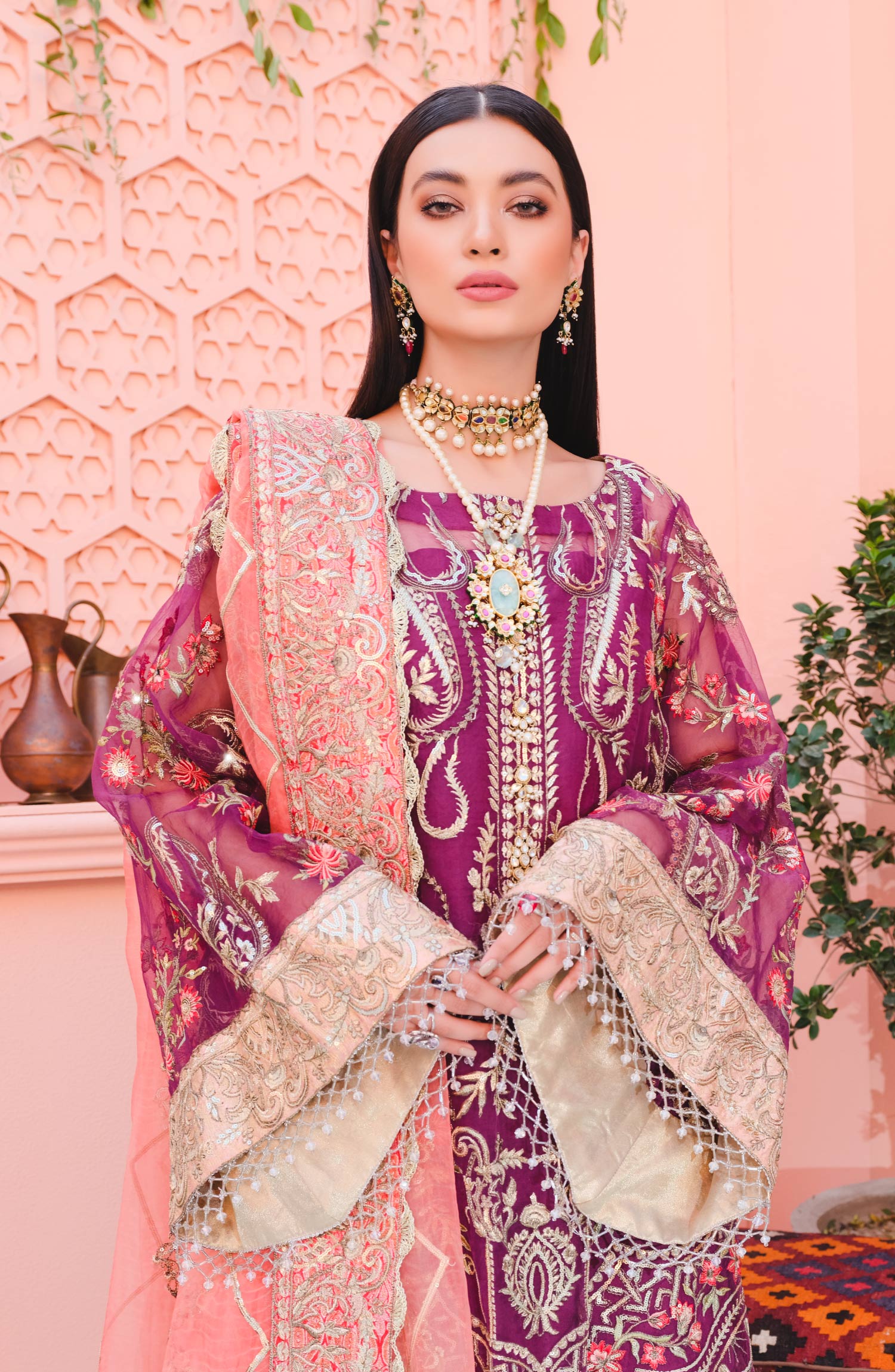 Formal Dress - Garden Of Eden (QFD-0036) Mashq Premium