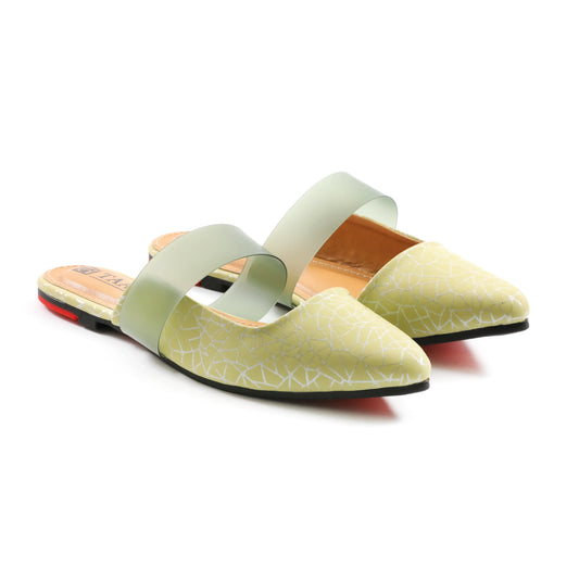Ouray Green Women Mules