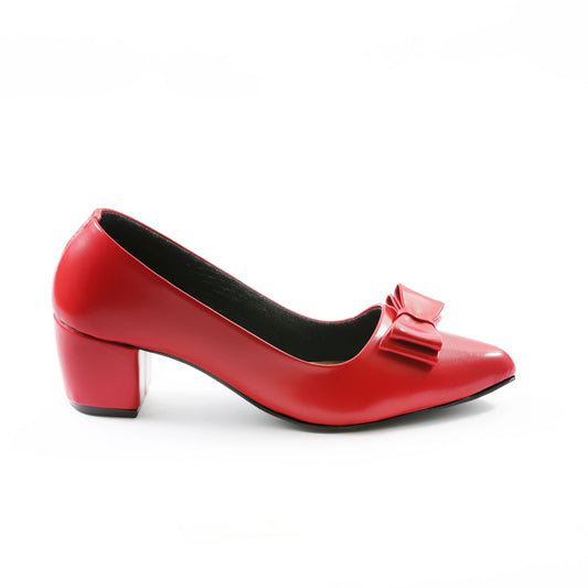 Elden Red women Court shoes