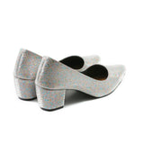 Chaner Grey Women Court Shoes