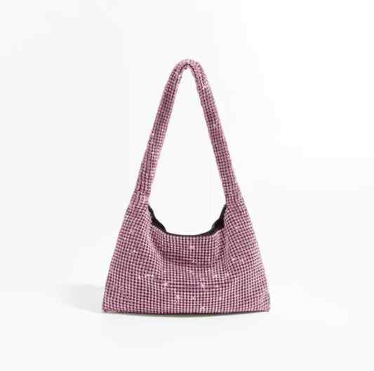 Diamond handbag Pink